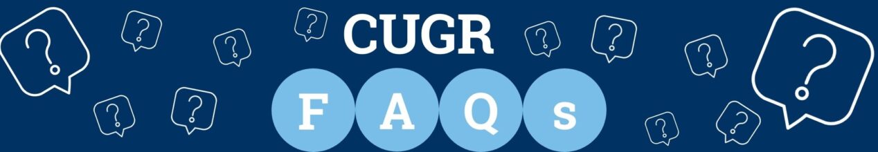 CUGR FAQs