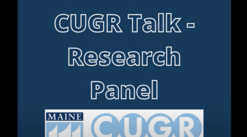 CUGR Talk Research Panel