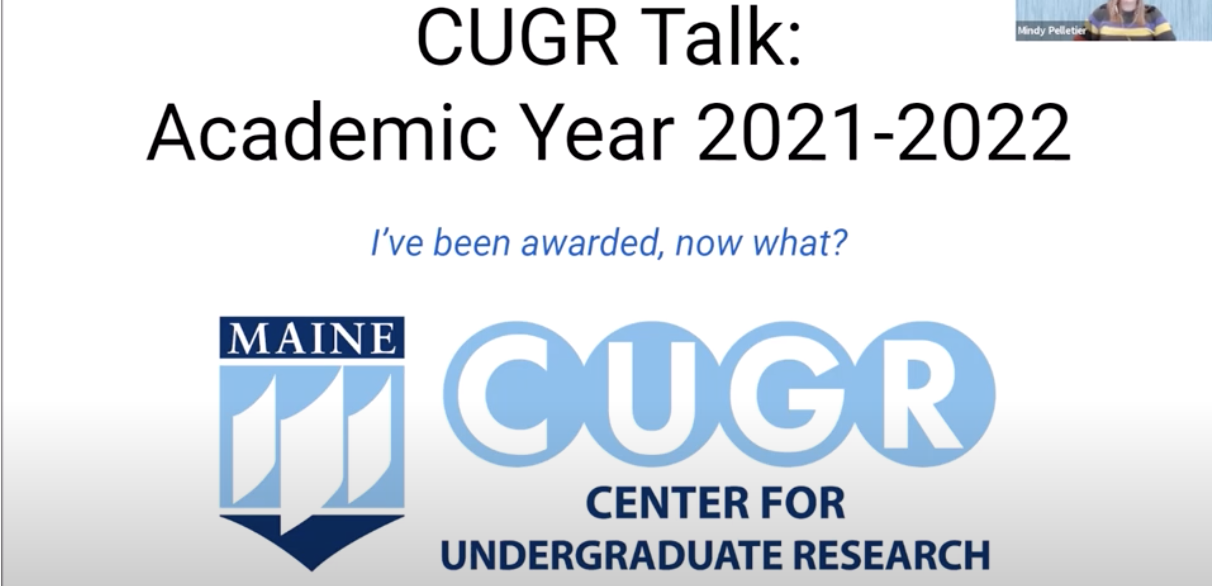 CUGR Talk I've been awarded, now what?
