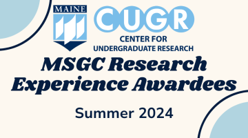 CUGR MSGC Research Experience Awardees