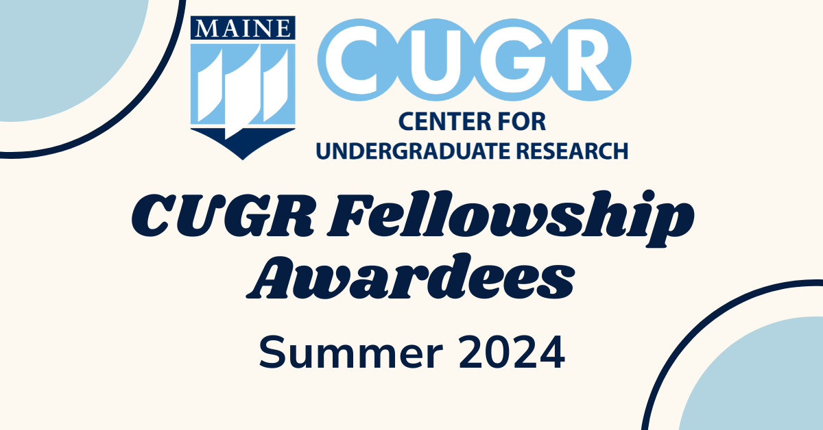 CUGR Fellowship Awardees Summer 2024
